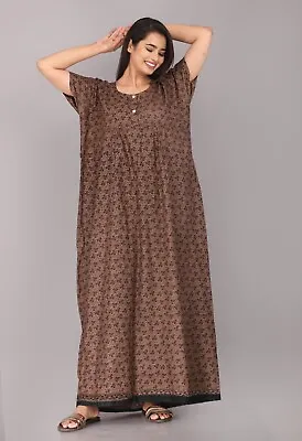 Nightgowns For Women Vintage Cotton Nightgown Large Xl Nighty Dress For Women • $20.79