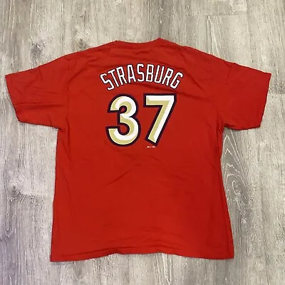Stephen Strasburg T-Shirt Harrisburg Senators (Nationals) Majestic Mens XL EUC • $15