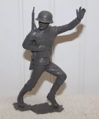 Vintage Marx - 6  German  Waving  Soldier Figure - 1963 • $7.99