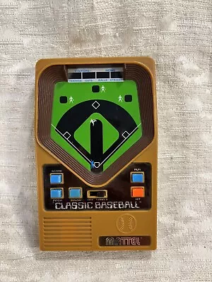 2001 Mattel Classic Baseball Handheld Electronic Games Not Tested -- 6630 • $9.99
