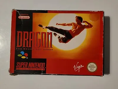 Dragon The Bruce Lee Story - Super Nintendo SNES Game - Boxed - PAL • £13.09