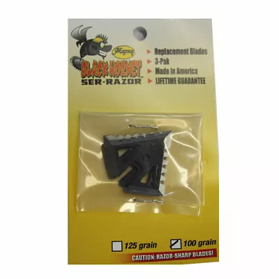 Magnus - Black Hornet Ser-Razor - Main Blade - 100 Grain -  - 3PK • $17.03