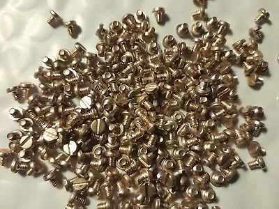 #2-56 X 1/8  Machine Screws Pan Head Slotted Solid Brass SELECT QTY • $8.75