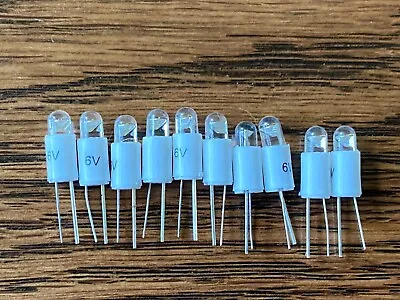 10 New Warm White 6V Bi-Pin LED Lamp Light Bulbs Marantz 2230 2245 2270 4300 6.3 • $12