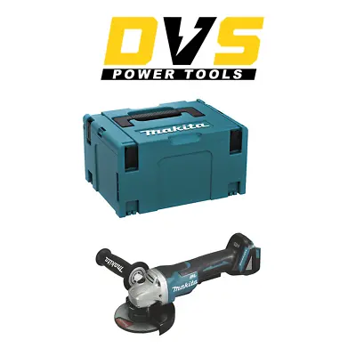 Makita DGA508ZJ Cordless Brushless 18V 125mm Angle Grinder With Case MakPac 3 • £183.95