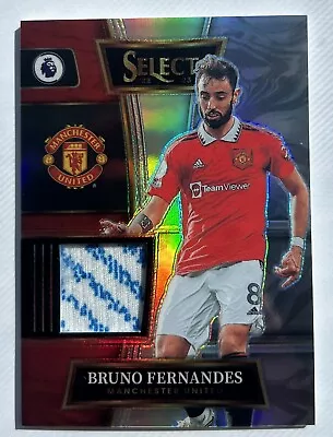 2022-23 Select Premier League Bruno Fernandes Silver Prizm Patch Man United • $0.99