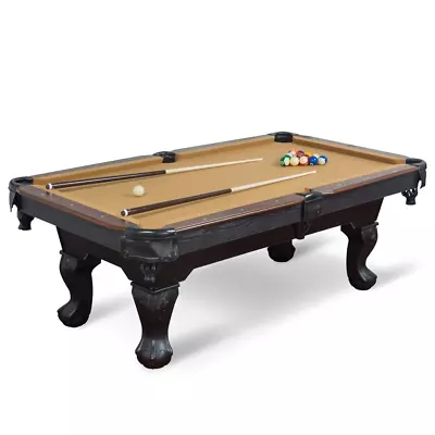 87  Pool Table Billiard Billiards Set Light Cues Balls Chalk Triangle Brush NEW • $758.05