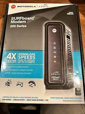 Motorola SURFboard SB6121 (575319-019-00) 199.68 Mbps • $60