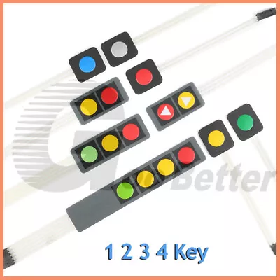 1 2 3 4 Key Membrane Switch Keypad 1x1 1x2 1x3 1x4 Matrix Array Keypad Keyboard • $1.99