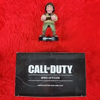 CALL OF DUTY WWII OFFICER Limited Edition MINI-CABLE GUY ONLY *NO GAME* • £14.99