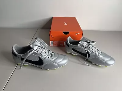 Nike Premier 3 FG Soccer Cleats Shoes - Metallic Silver AT5889-004 Mens Size 9.5 • $90