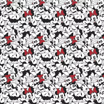 Minnie Mouse Dreaming In Dots: Minnie Tossed Stacked On White- Camelot Sold BTY • $15