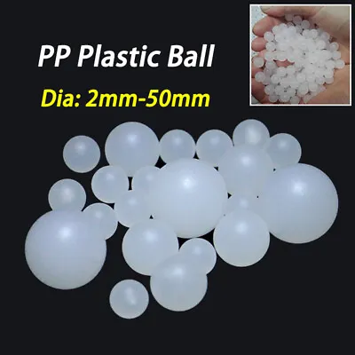 Polypropylene PP Solid Plastic Balls Precision Bearing Ball Diameter 2mm-50mm • $2.30