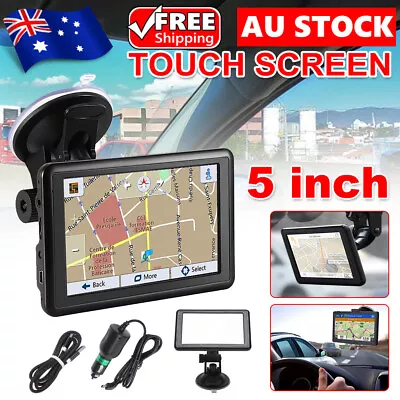 5 Inch 4G HD Car Navigation Truck GPS Navigator System Sat Nav Speedcam Free Map • $40.69