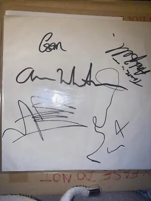 Oasis Familiar To Millions Signed Paper By All The Band With COA • £210