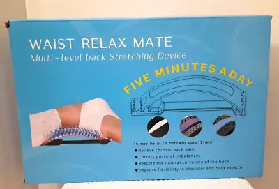 Waist Relax Mate Multi-level Back Stretching Device Nib • $11.99