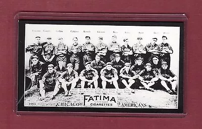 1913 Chicago Americans (WHITE SOX) Fatima Team Card & Holder T200 (1988 REPRINT) • $2.75