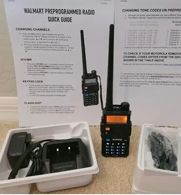 Walmart Walkie Talkie-Programmed To Work W/ Motorola RDM2070D Two Way Radio • $45.99