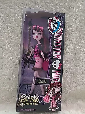 Mattel Monster High Scaris City Of Frights Draculaura Doll (Y0396) 2012 NIB • $65