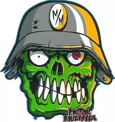 METAL MULISHA DECAL PAIR #27 ZOMBIE!!!  Sticker Truck Trailer Moto Car Window • $9.95