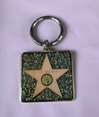 Elvis Presley Hollywood Star Walk Of Fame Key Ring 1993 Pinnacle • $18.56