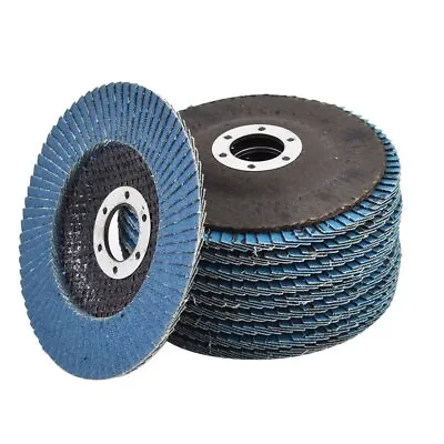 4-1/2  X 7/8  40 Grit 10 Pack Premium Zirconia Flap Disc Sanding Grinding • $18.78