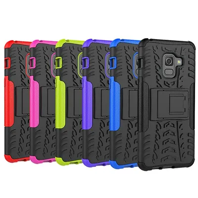 $8.99 • Buy Heavy Duty Tough Kickstand Shockproof Case Cover For Samsung Galaxy A8 J8 2018