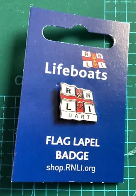 RNLI Lifeboat Station Pin Badge : DART : New On Card • £3