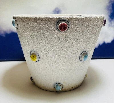 $29.95 • Buy Vintage Fratelli Fanciullacci Mid Century Modern Pottery Ceramic Plant Pot Italy