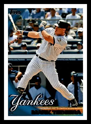 2010 Topps Mark Teixeira New York Yankees #250 Centered Mint • $7