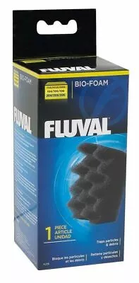 #A236 Fluval Black Bio Foam 1 Pack 104/105/106/204/205/206 Canister Filter Media • $16.90