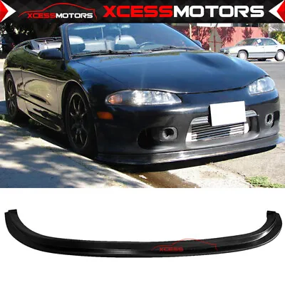 Fits 97-99 Mitsubishi Eclipse DS Style Front Bumper Lip Spoiler Unpainted PU • $124.98