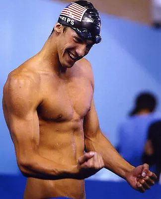 Michael Phelps Usa Olympic Swimming 8x10 Sports Photo (t) • $2.99