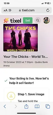 The Chicks Sydney 19th October - 2 Tickets • $320