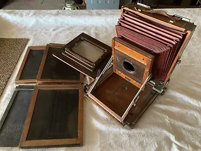 £1722.09 • Buy Antique L.F. Deardorff & Sons Chicago 8x10 Wood Box Camera With Film Plates