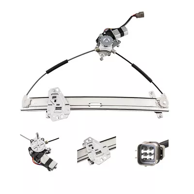 Front Left Driver Side Window Regulator + Motor For Honda Accord Sedan 2003-2007 • $33.62