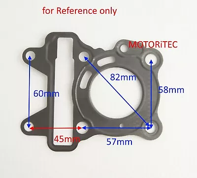 Head Gasket For 42mm Bore 60cc For Yamaha Zuma 50F 50cc 4T Vino Classic 4T 50 TW • $18