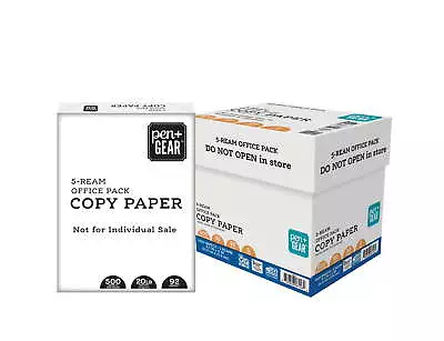 Copy Paper 8.5  X 11  92 Bright 20 Lb. (2500 Sheets) • $22.70