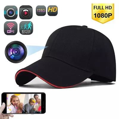 HD 1080P Wireless Wifi IP Live Streaming Baseball Hat Cap Camera Video Recorder • $56.20