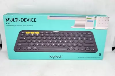 Logitech K380 Multi-Device Bluetooth Keyboard Graphite • $55