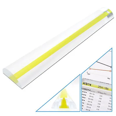 6  Magnifying Bar Magnifies Up To 2X With Yellow Guide Line Ideal For Reading • $9.95