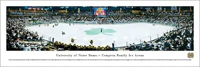 Notre Dame Fighting Irish Hockey COMPTON GAME NIGHT Panoramic 13x40 POSTER Print • $14.99