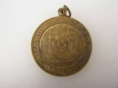 1911 Medallion Coronation George V And Queen Mary From People Of Victoria   2395 • $12.92