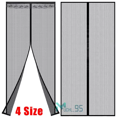 NEW Magnetic Screen Door Mesh Patio Door Net Anti-Scratch Anti Bugs Fly Curtain • $13.69