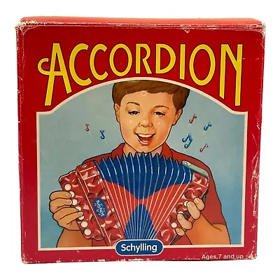 Vintage Schylling Mini Accordion With Original Box • $24.99