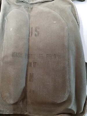 Vintage US Military M17 Gas Mask Carrier Bag  • $13.31