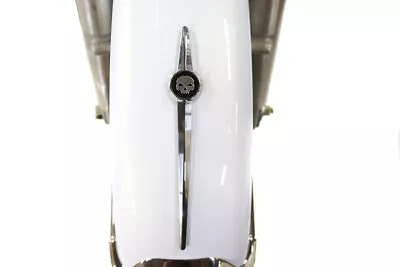 Chrome Front Fender Trim Spear With Skull Fits Harley Davidson • $85.47