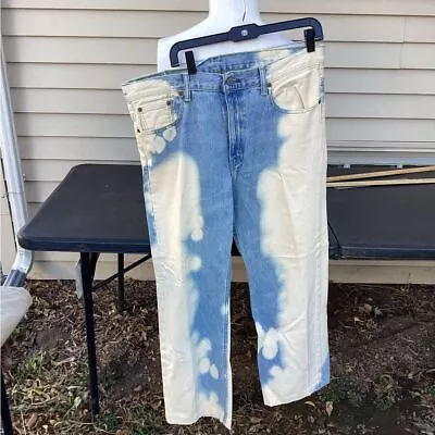 Levi's Men's 569 Loose Straight Bleached Jeans 34/32 New Preppy Minimalist • $25
