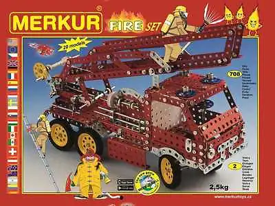 Metal Construction Set Merkur Fire 25 Kg NEW Made In CZECH REPUBLIC • $140