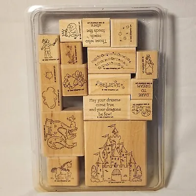 Vintage STAMPIN' UP 1996 Dreams And Dragons Retired 17 Piece Stamp Set • $13.95